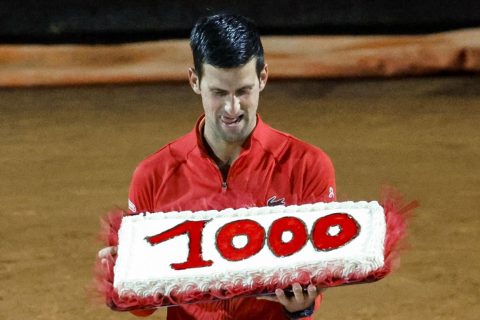 Icing on the cake: Djokovic gets win No. 1,000