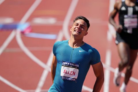Eagles’ Allen runs 3rd-fastest 110m hurdles ever