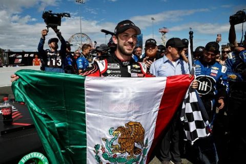 Suarez first Mexican-born driver to win Cup race