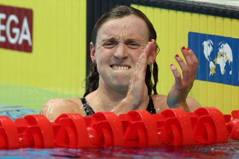 Ledecky wins record-extending 17th swim title