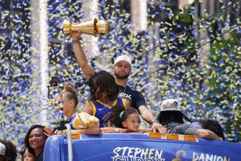 ‘We’re back’: Dubs revel in 4th title amid parade