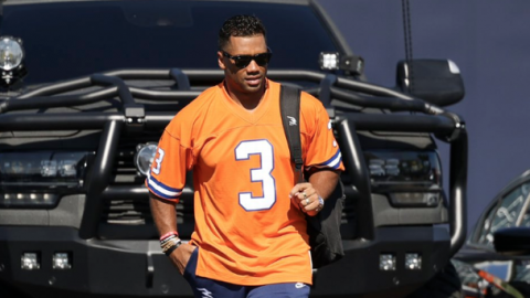 Russell Wilson sports a throwback, C.J. Uzomah shows love for Zach Wilson and more