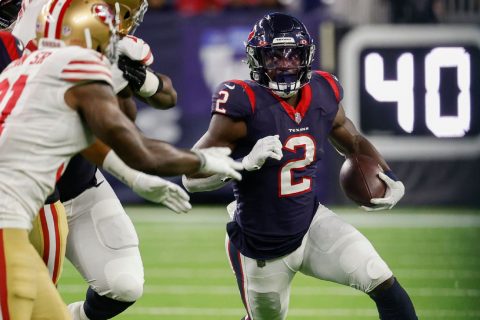 Texans cut Mack; rookie Pierce now likely RB1