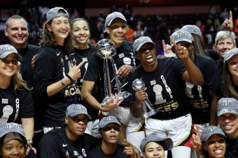 Aces capture 1st WNBA crown; Gray named MVP