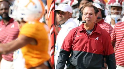 How Nick Saban wants Alabama to get over its loss to Tennessee