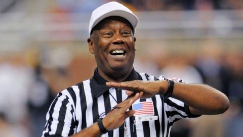 How referee Ron Cherry delivered college football’s most unforgettable call