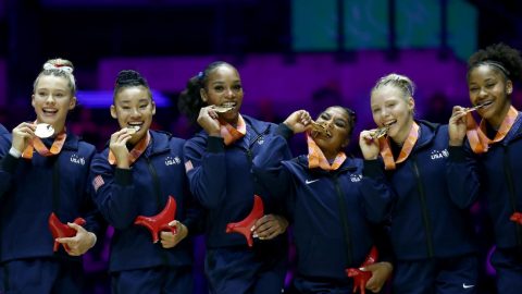 Jordan Chiles, Jade Carey lead U.S. gymnastics team to historic performance at worlds