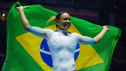 Rebeca Andrade becomes first South American gymnast to win world all-around title