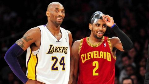 Kyrie Irving and Vanessa Bryant support changing the NBA’s logo to Kobe Bryant