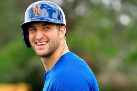 Tebow to open spring in Mets’ major league camp