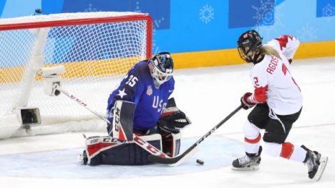 Maddie Rooney, U.S. women’s hockey relish anniversary of Olympic gold