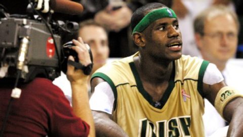 LeBron disputes eighth-grade yearbook’s “Most Athletic” choice