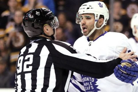 NHL suspends Leafs’ Kadri for rest of 1st round