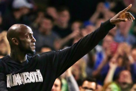 KG scoffs at idea of Wolves retiring his jersey