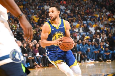 Curry with team but out through Texas trip
