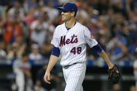 Mets’ deGrom (1.70 ERA) awarded NL Cy Young