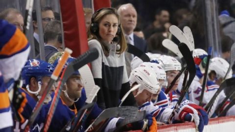 Islanders blazing new path with three women on broadcast team