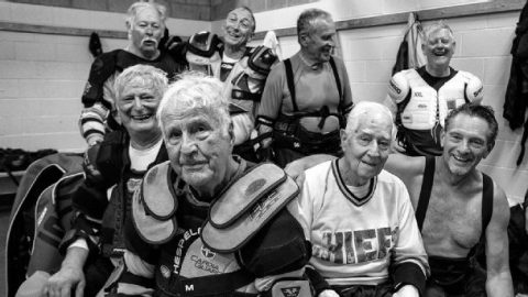 These senior hockey players found a frozen fountain of youth