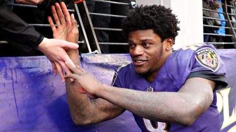 Electric and erratic, Lamar Jackson leads Ravens’ playoff push