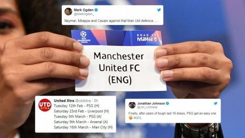 Man United drew PSG and social media loved it