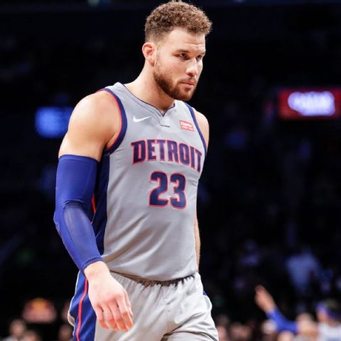 Griffin to sit as Pistons mull trade, buyout options