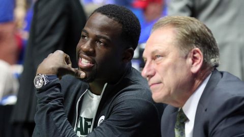 When times get tough for Draymond Green, he hears from Tom Izzo