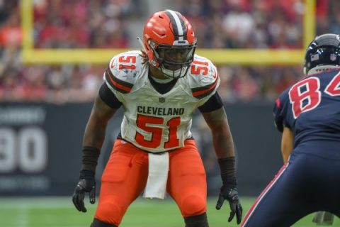 Browns part ways with leading tackler Collins