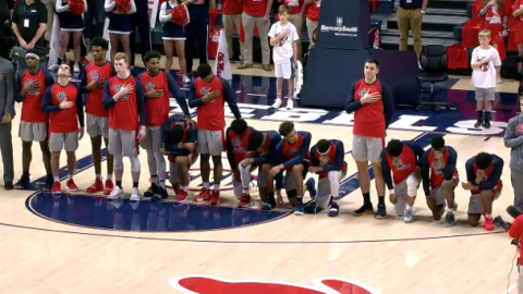 A week at Ole Miss: The ‘kneel’ meaning behind basketball players’ unexpected protest