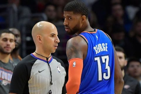 George fined $25K for ripping refs after Clips loss
