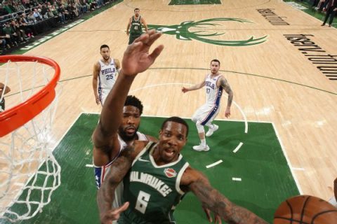 Bucks’ Bledsoe ejected after fracas with Embiid