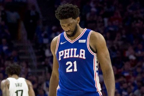 Embiid out for Game 3 due to left knee soreness