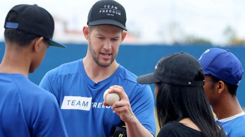 Clayton Kershaw using baseball to help battle human trafficking