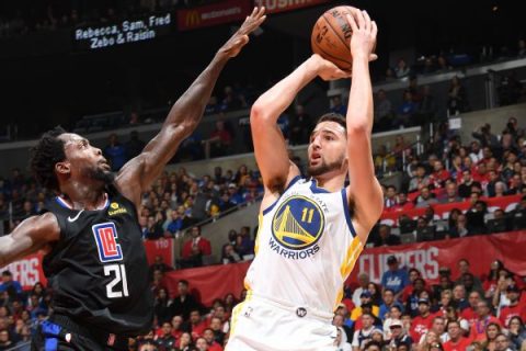 Klay: Pacific Ocean swim spurred 32-point game