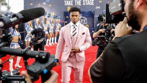 Which NFL prospects rocked the red carpet at the draft?