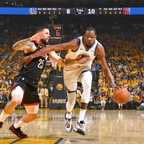 Durant (strained calf) to miss at least Game 1