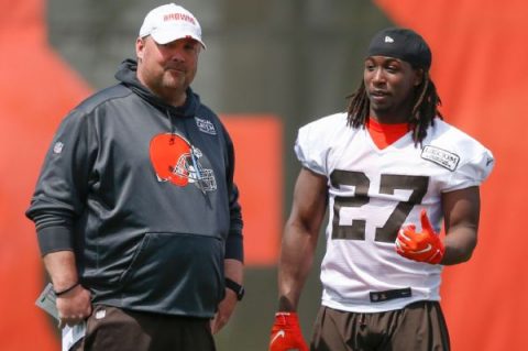 Browns’ Hunt: ‘I am not going to mess this up’