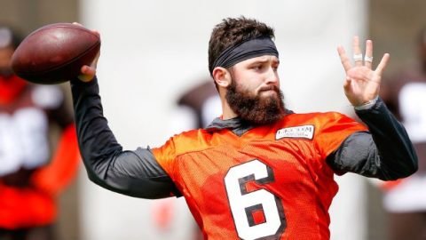 Best of Sunday at NFL training camps: Baker’s chomp and chug and Brady’s big deal