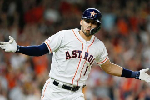 Astros’ Correa blames massage for fractured rib