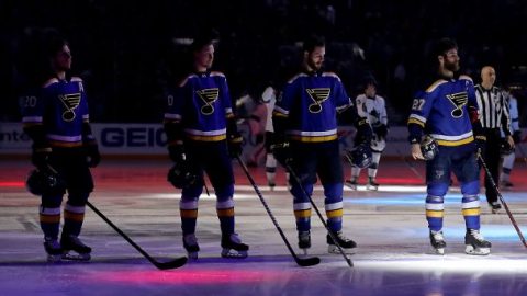Colton Parayko and the Blues are playing for Laila Anderson