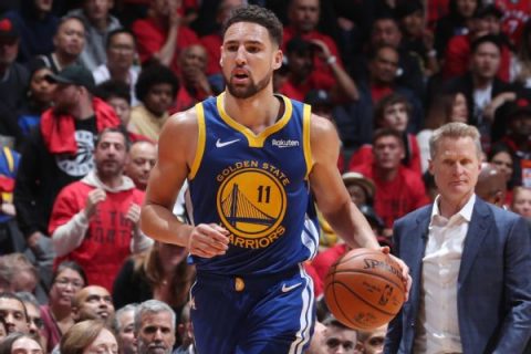 Warriors rule Thompson (hammy) out for Game 3