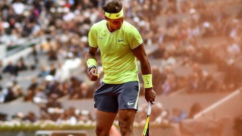 Neither wind nor Roger Federer could beat the King of Clay