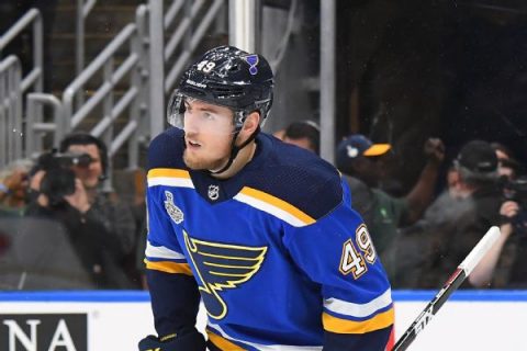 NHL suspends Blues’ Barbashev for illegal check