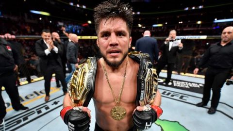 Which of his two championship belts will Henry Cejudo defend first?