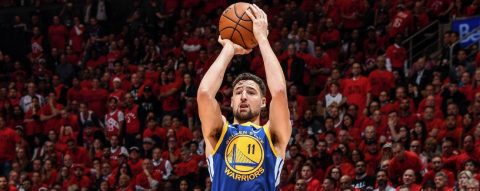Klay Thompson’s 3-point shooting has been absolutely absurd