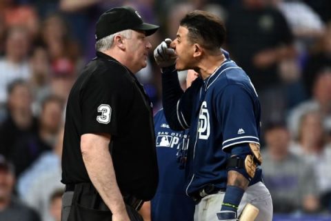 MLB umps: Machado’s 1-game ban ‘slap in face’