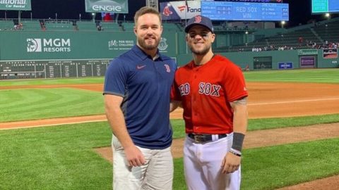 Michael Chavis’ secret weapons: His scooter, his journal and his best friend, Fuzzy