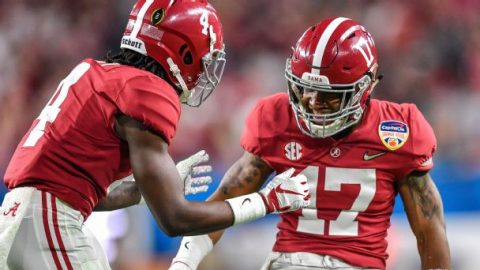 There’s no stopping Alabama’s ‘super fast’ receiving corps