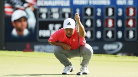 Xander Schauffele made the staggered scoring meaningless in a hurry