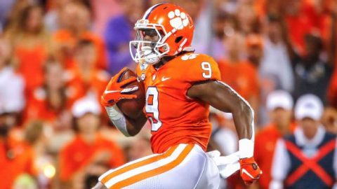 ‘Oh wait, that’s me’: Travis Etienne’s reluctant embrace of stardom at Clemson