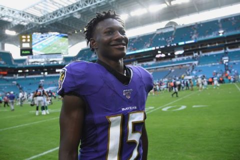 Ravens’ Jackson takes fall for low Brown targets